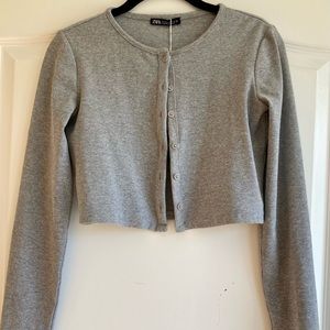 Zara Ribbed Cardigan
